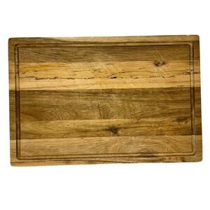 Dash of That Acacia Wood Cutting Board 18x13 Rustic Serving Board